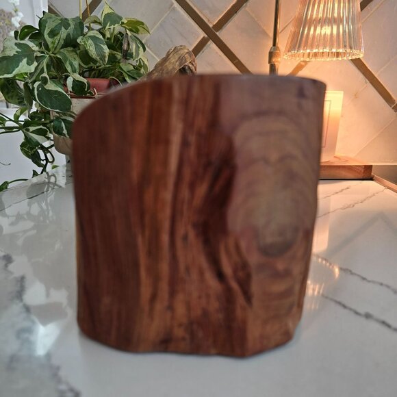 Handcrafted Wooden trinket Jewelry Box With Two Drawers organizer stash box - Picture 3 of 11